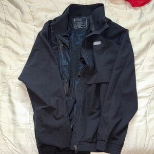 Figs Warmup Scrub Jacket - Black - Technical Collection